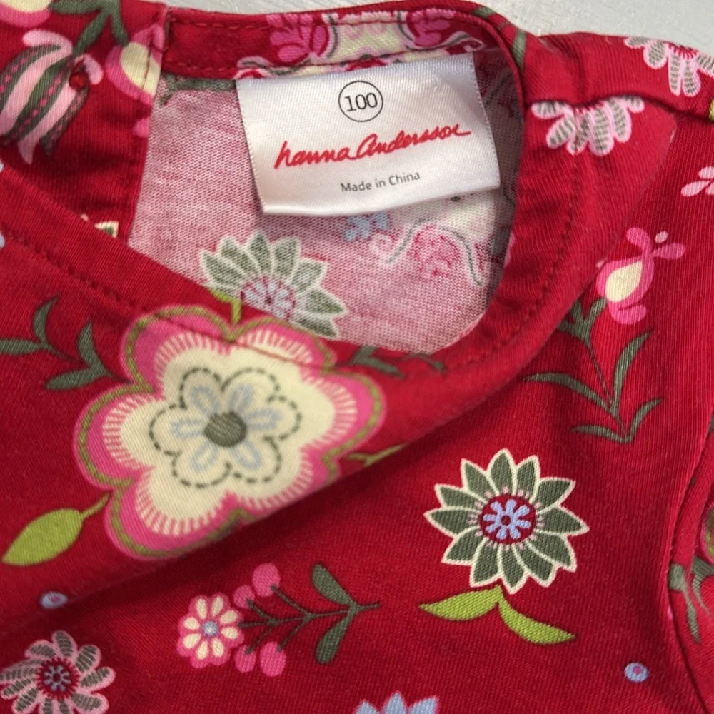 Hanna Andersson Long Sleeve Floral Dress